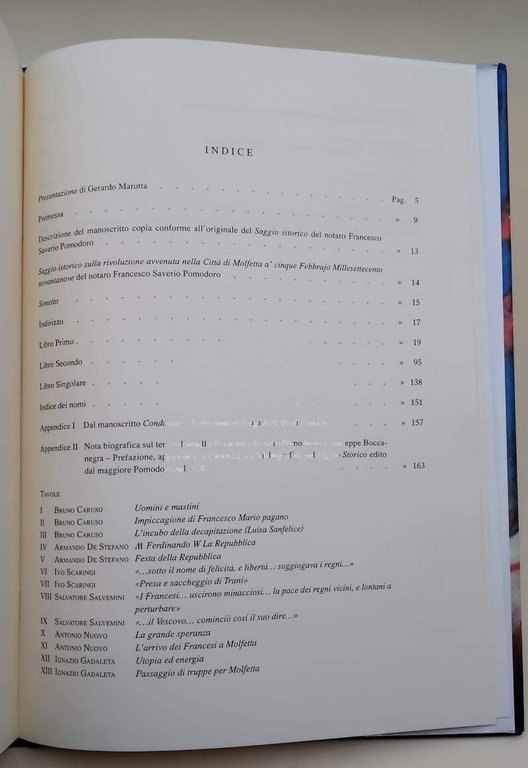 MOLFETTA 1799-SAGGIO ISTORICO DEL NOTARO FRANCESCO SAVERIO POMODORO ED ALTRI …