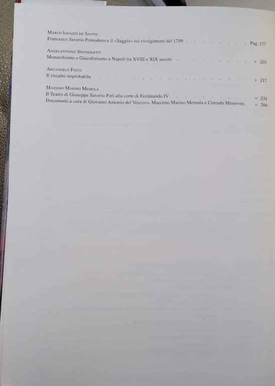 MOLFETTA 1799-SAGGIO ISTORICO DEL NOTARO FRANCESCO SAVERIO POMODORO ED ALTRI …