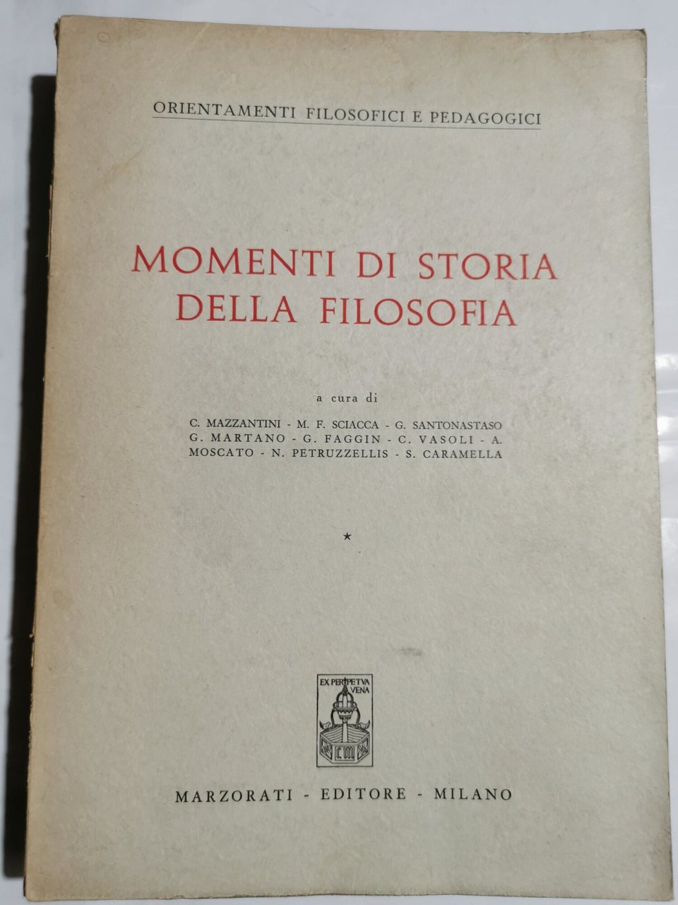 Momenti di storia della Filosofia