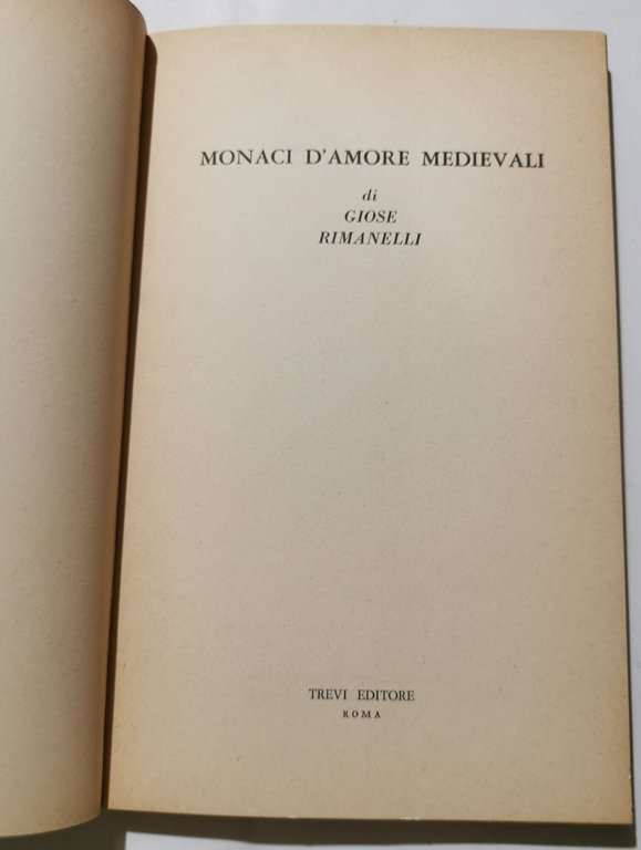 Monaci d'amore medievali