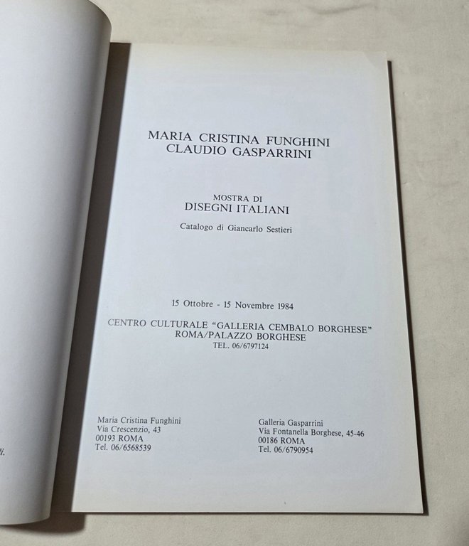 Mostra di disegni italiani- 15 ottobre-15 novembre 1984 | Immagine Gallery 2