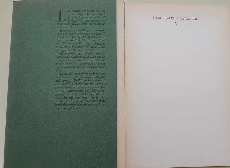 MOSTRA RETROSPETTTIVA DI LATINO BARILLI( 1963)