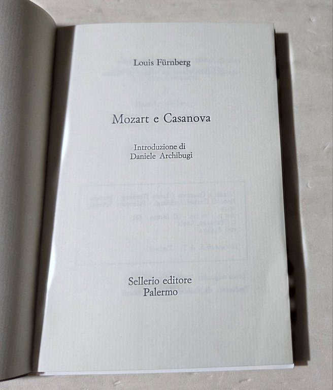 Mozart e Casanova