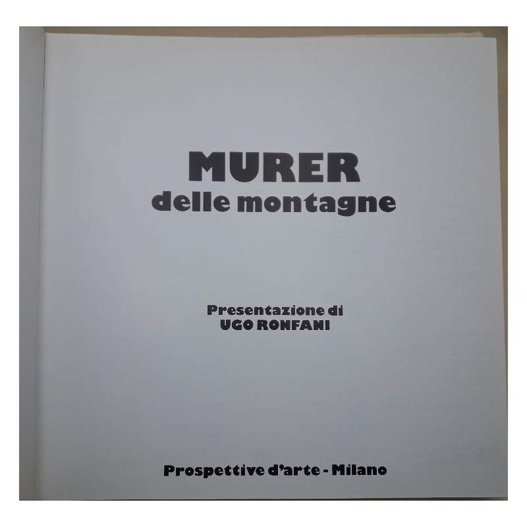 MURER DELLE MONTAGNE(1986)
