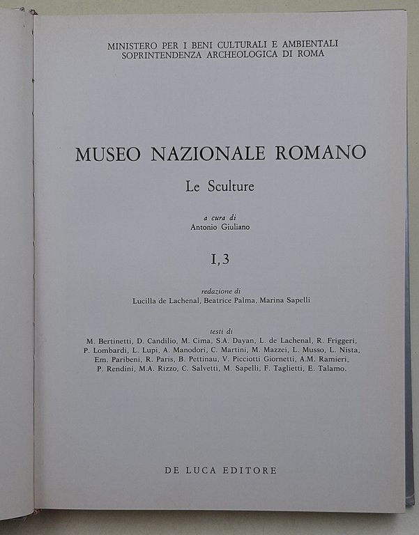 Museo Nazionale Romano- Le Sculture- I,3 | Immagine Gallery 2
