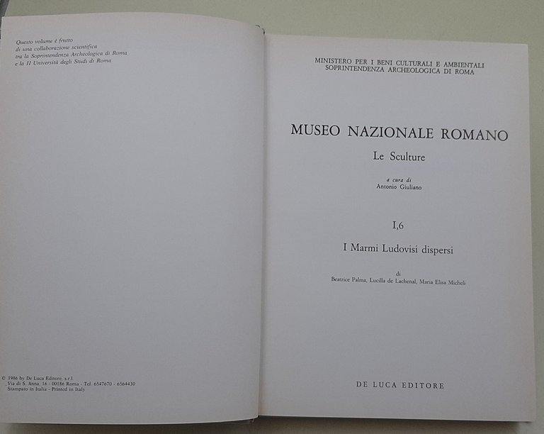 Museo Nazionale Romano- Le Sculture- I,6- I Marmi Ludovisi dispersi