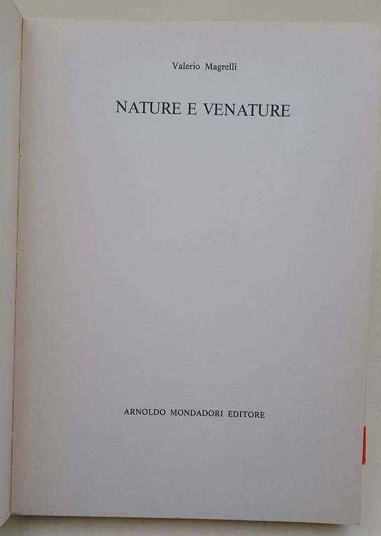 NATURE E VENATURE(1987)