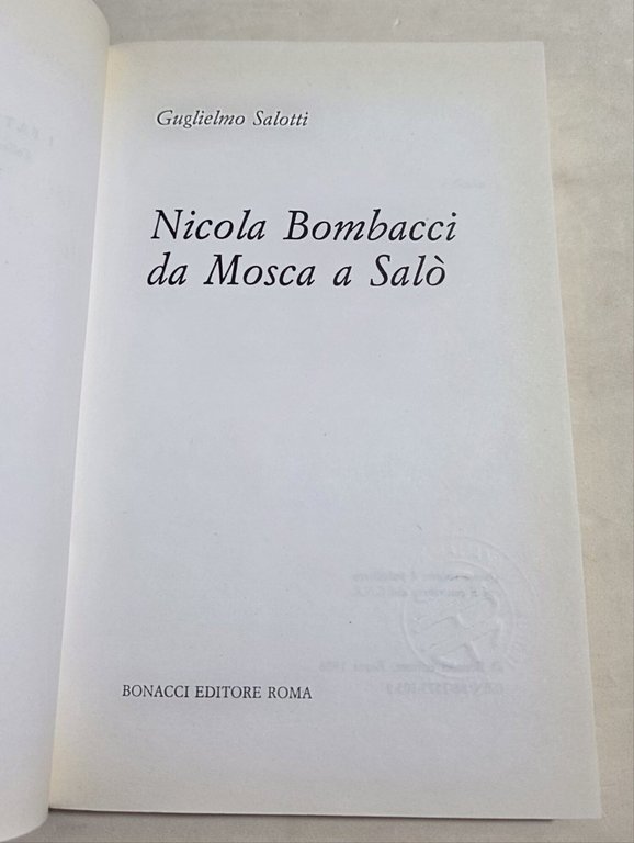 Nicola Bombacci da Mosca a Salo'