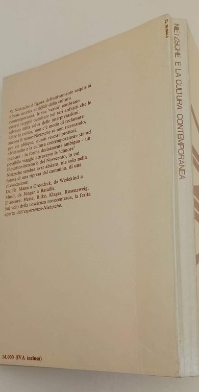 NIETZSCHE E LA CULTURA CONTEMPORANEA(1982)