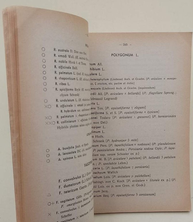 NOMENCLATOR FLORAE ITALICAE SEU PLANTAE VASCULARES IN ITALIA SPONTE NASCENTES, …