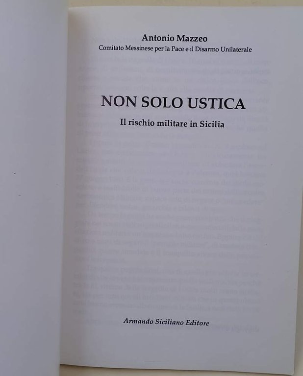 NON SOLO USTICA-IL RISCHIO MILITARE IN SICILIA(1990)
