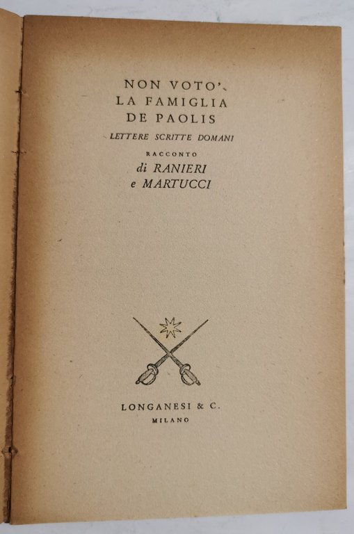 Non votò la famiglia De Paolis
