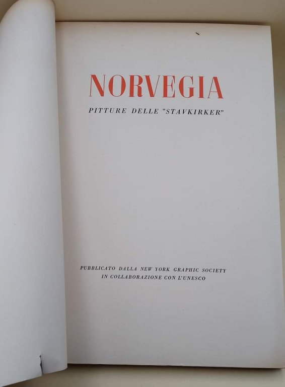 NORVEGIA- PITTURE DELLE STAVKIRKER(1955)