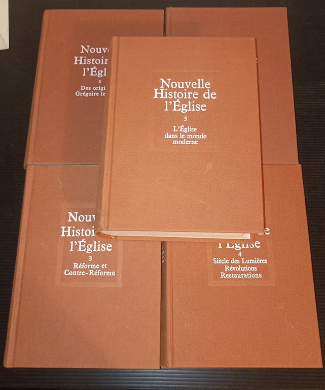 Nouvelle histoire de l'eglise - 5 voll.