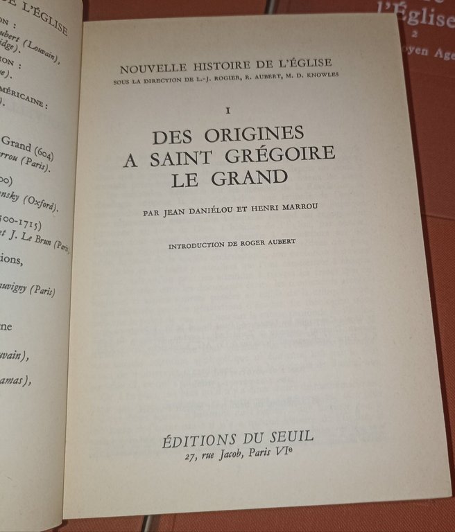 Nouvelle histoire de l'eglise - 5 voll.