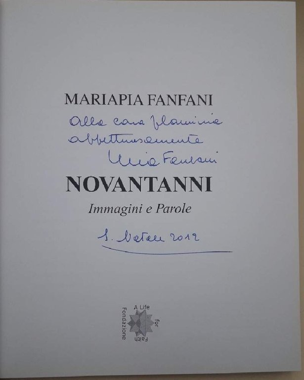 NOVANTANNI-IMMAGINI E PAROLE(2012)