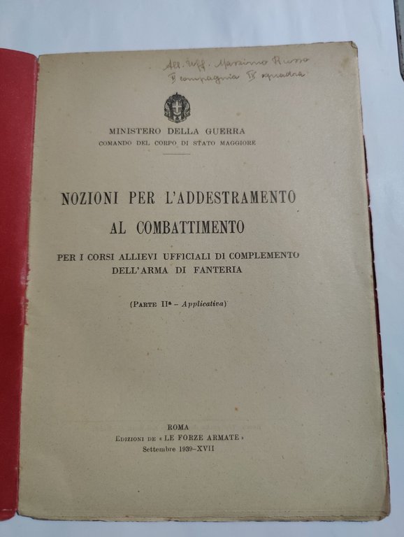 Nozioni per l'addestramento al combattimento