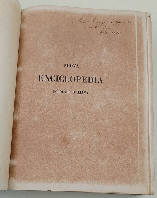 Nuova enciclopedia popolare italiana- Supplement-Tavole