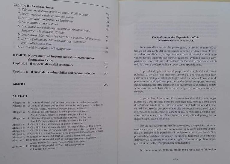NUOVE MAFIE ED ECONOMIA-PRESENZA E IMPATTO DELLA CRIMILITA' INTERNAZIONALE SUL …