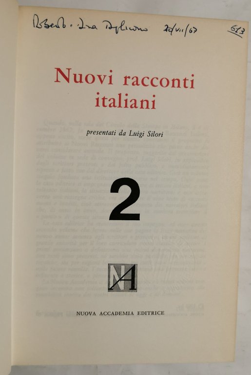 Nuovi racconti italiani 2