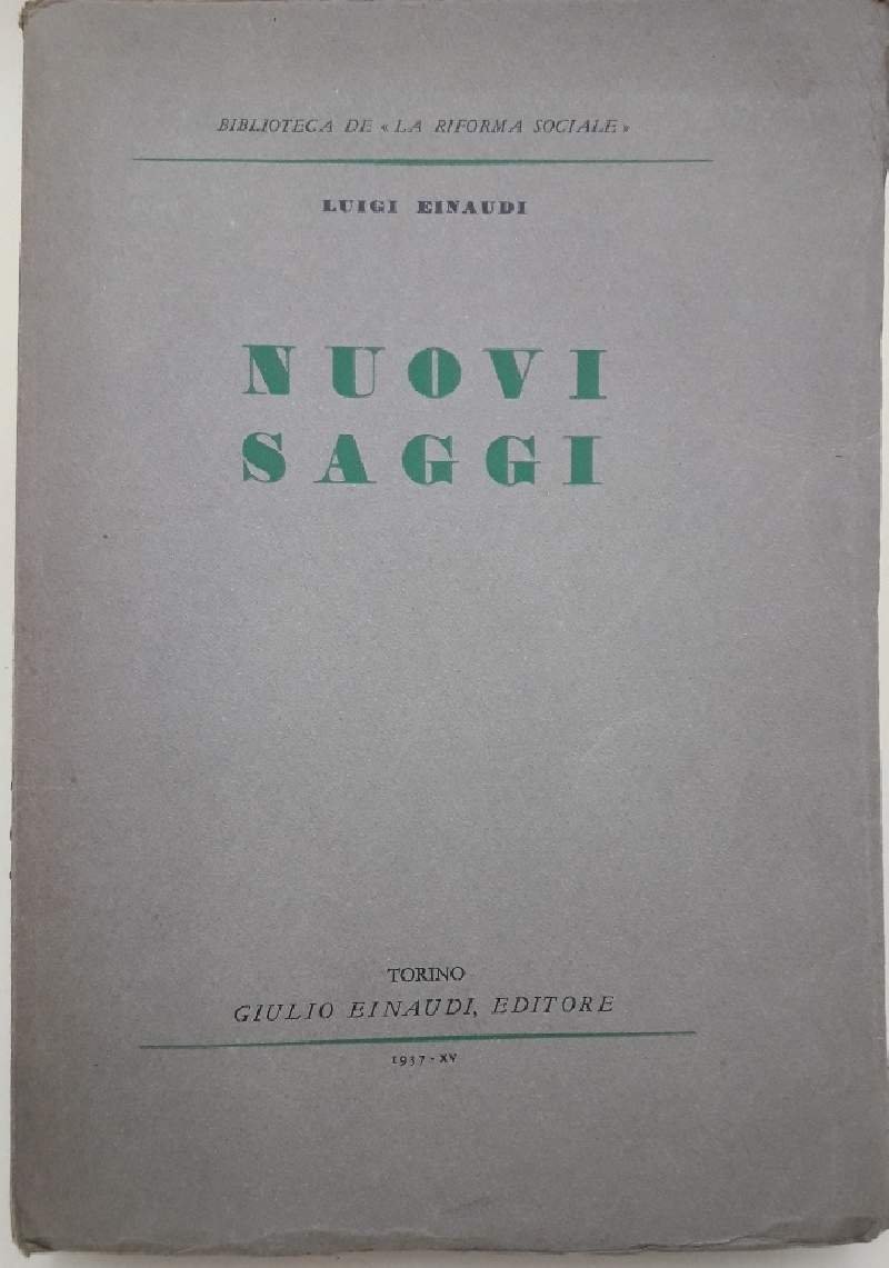 NUOVI SAGGI(1937)