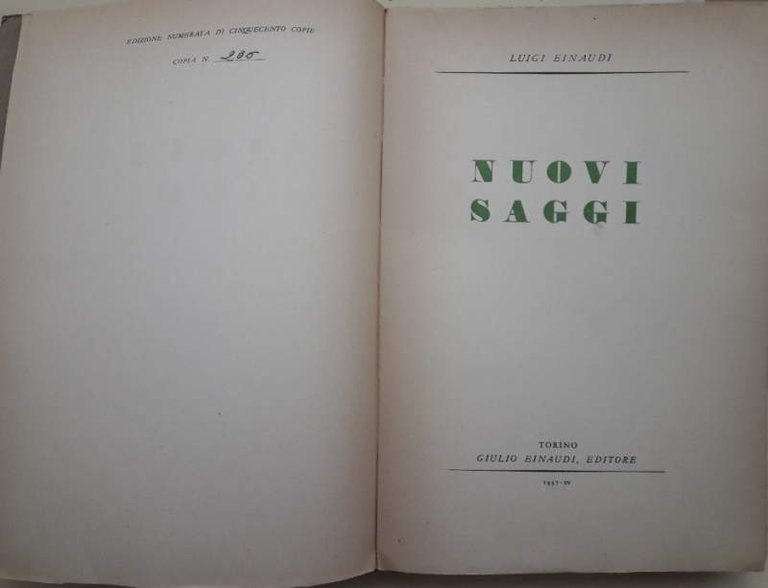 NUOVI SAGGI(1937)