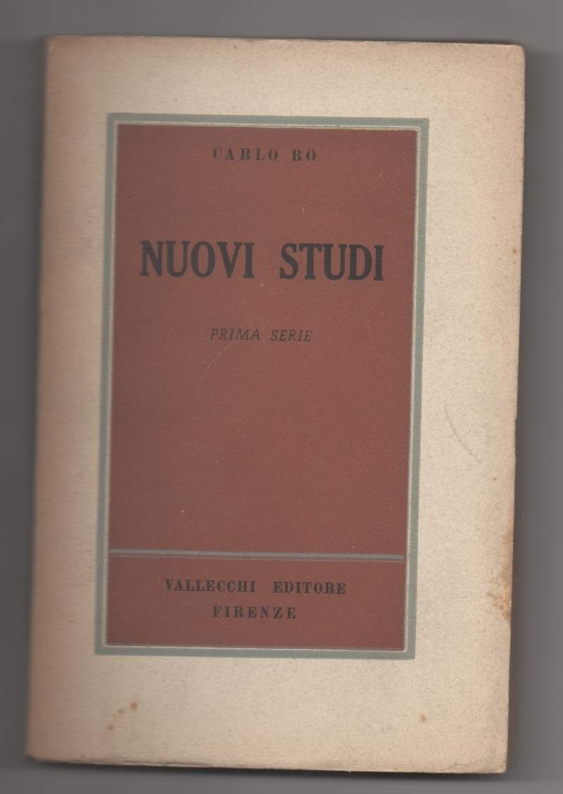 NUOVI STUDI prima serie (1946)