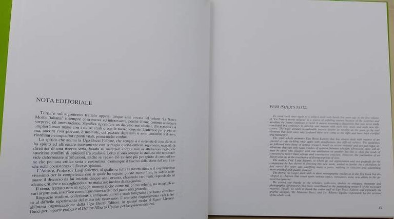 NUOVI STUDI SU LA NATURA MORTA ITALIANA(1989)
