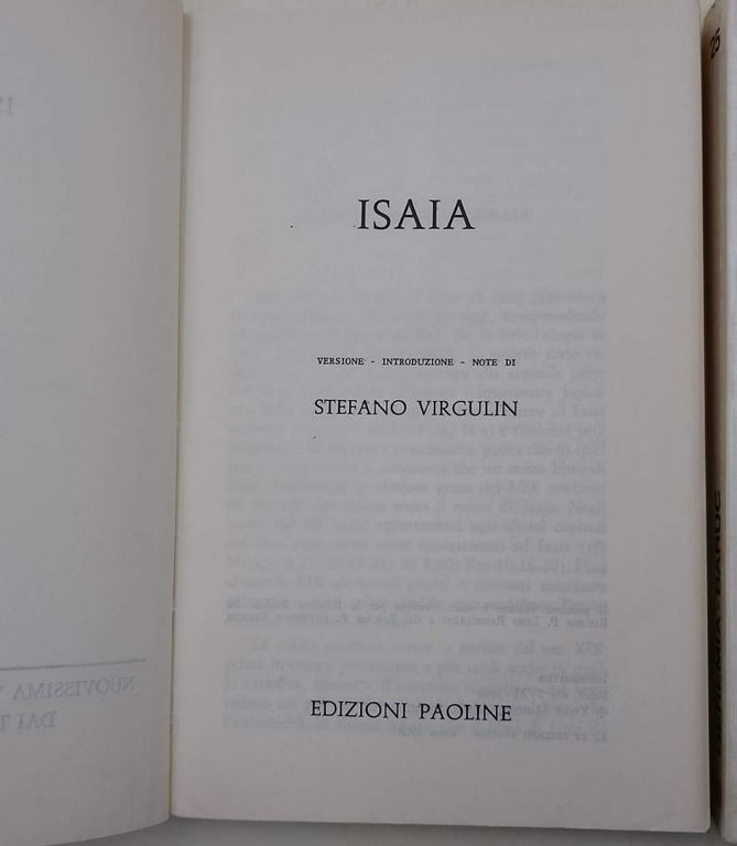 NUOVISSIMA VERSIONE DELLA BIBBIA DAI TESTI ORIGINALI- voll 24-25(1968/79)