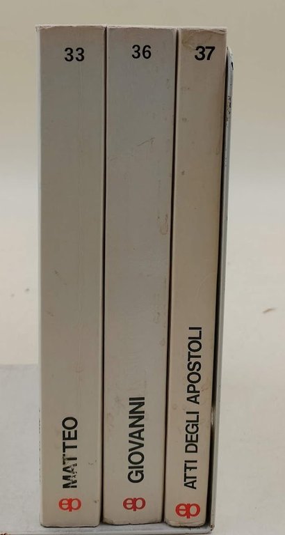 NUOVISSIMA VERSIONE DELLA BIBBIA DAI TESTI ORIGINALI- voll.33-36-37(1978/79/81)