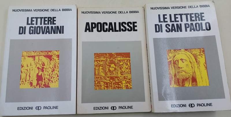 NUOVISSIMA VERSIONE DELLA BIBBIA DAI TESTI ORIGINALI- VOLL. 45-46-47(1981/85/91)
