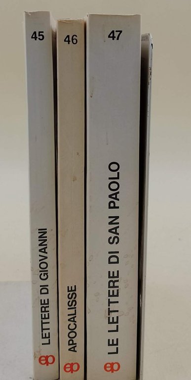 NUOVISSIMA VERSIONE DELLA BIBBIA DAI TESTI ORIGINALI- VOLL. 45-46-47(1981/85/91)