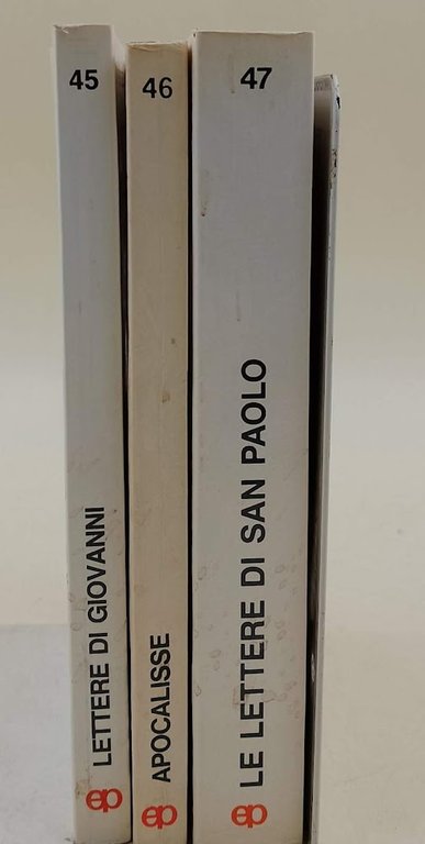 NUOVISSIMA VERSIONE DELLA BIBBIA DAI TESTI ORIGINALI- VOLL. 45-46-47(1981/85/91)