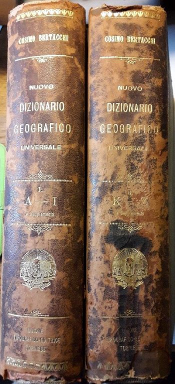 NUOVO DIZIONARIO GEOGRAFICO UNIVERSALE-2 VOLL.(1904)