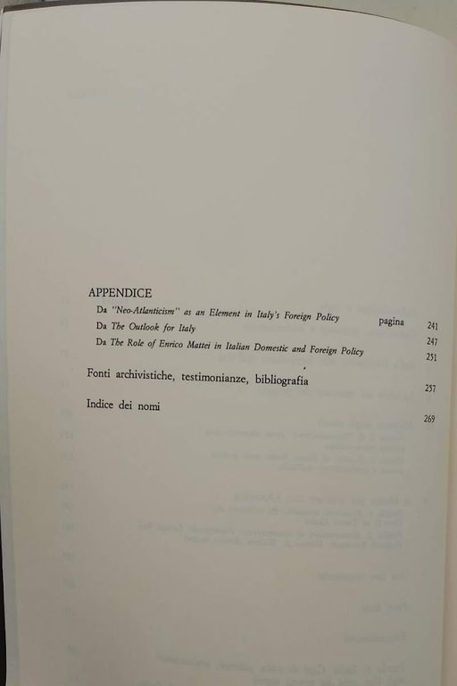 OBIETTIVO MATTEI-PESTROLIO, STATI UNITI E POLITICA DELL'ENI(1995)
