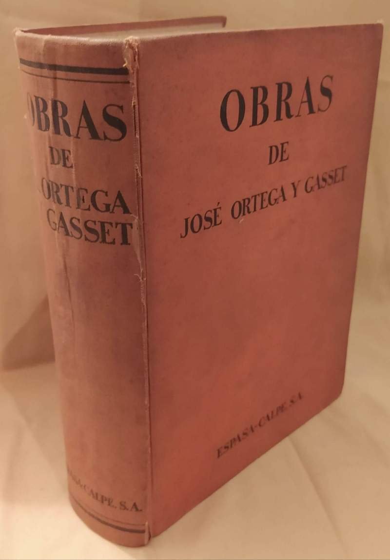 OBRAS DE JOSE' ORTEGA Y GASSET (1932)