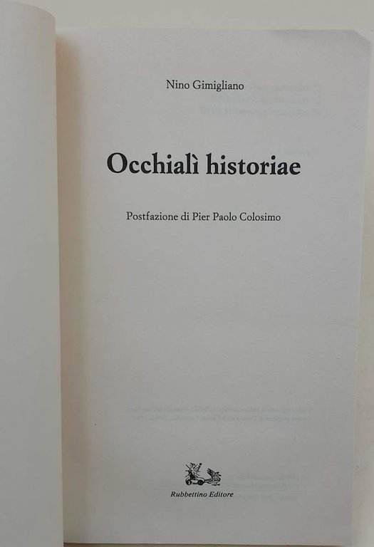 OCCHIALI' HISTORIAE(1990)