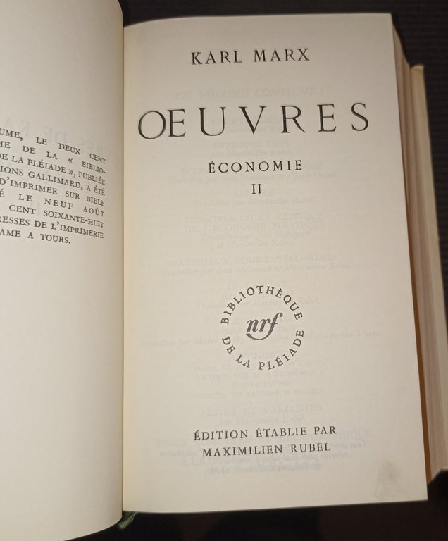 Oeuvres Économie - 2 voll.
