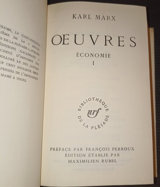 Oeuvres Économie - 2 voll.