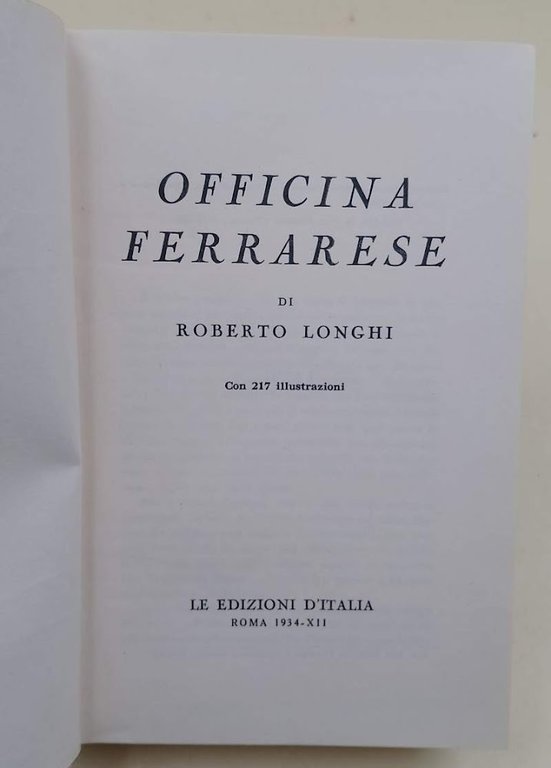 OFFICINA FERRARESE (1934)