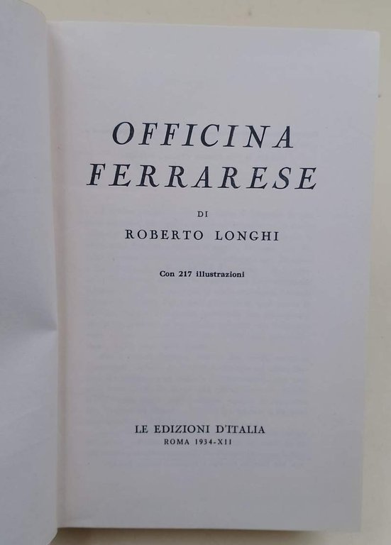 OFFICINA FERRARESE (1934)