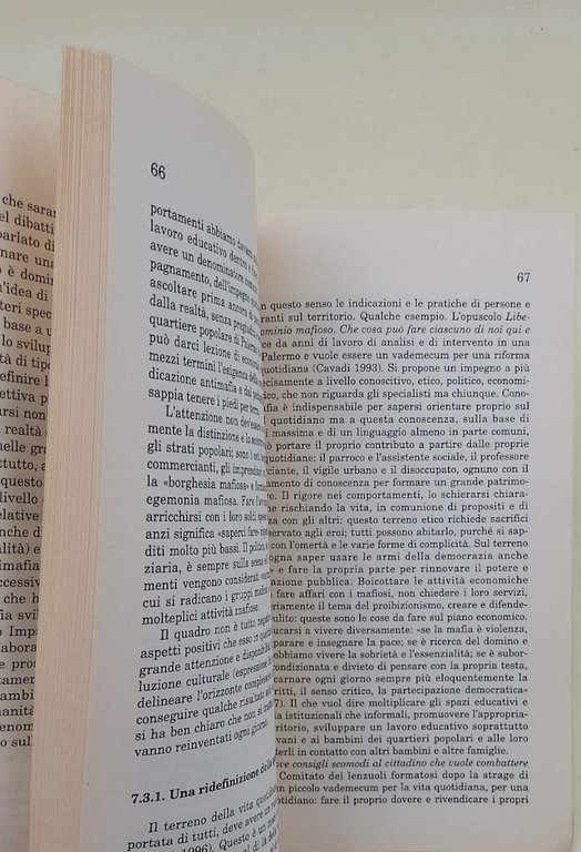OLTRE LA LEGALITA' APPUNTI PER UN PROGRAMMA DI LAVORO IN …