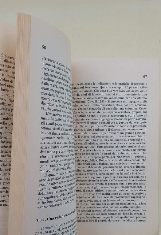 OLTRE LA LEGALITA' APPUNTI PER UN PROGRAMMA DI LAVORO IN …