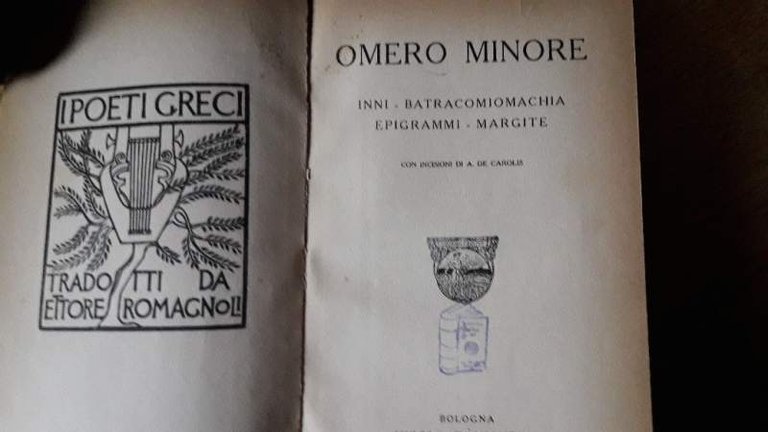 OMERO MINORE (1925)