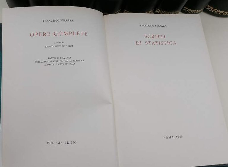 OPERE COMPLETE DI FRANCESCO FERRARA- 10 VOLL.-(1955/1976))