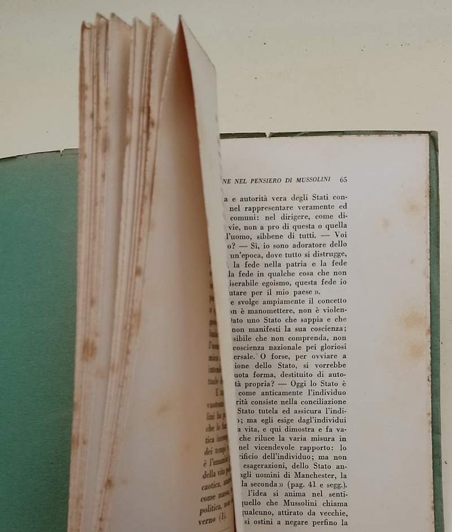 OPERE DEL REGIME-LO STATO CORPORATIVO-FILOSOFIA E RELIGIONE NEL PENSIERO DI …