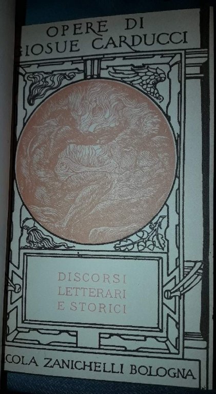 OPERE DI GIOSUE' CARDUCCI (1926)