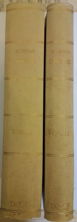 OPERE di Ugo Foscolo 2 voll. (1860)