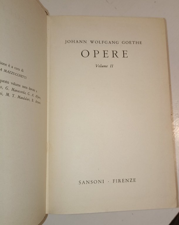 Opere vol. II