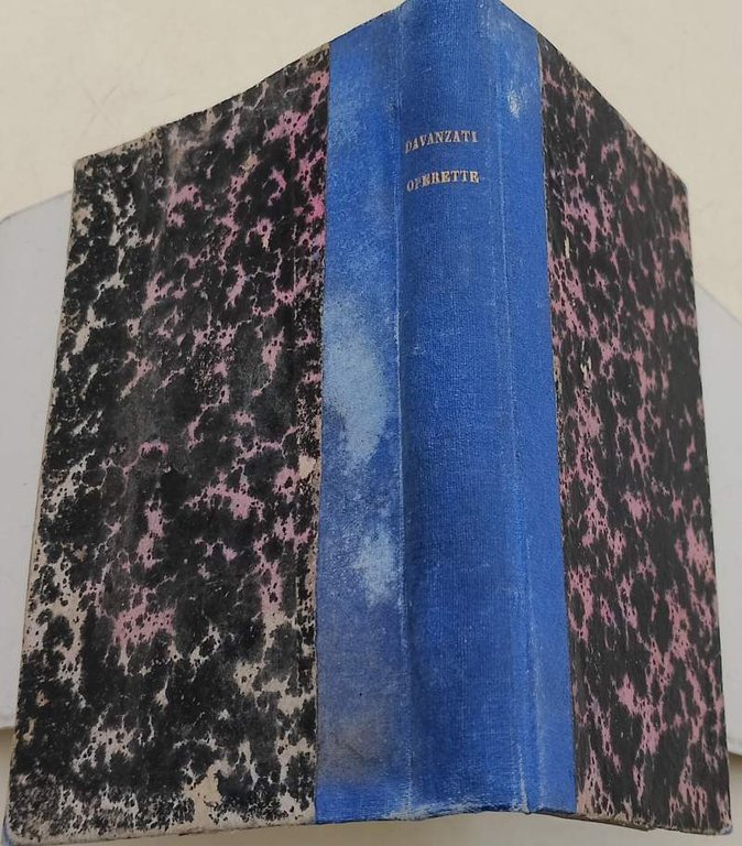 OPERETTE SCELTE ORIGINALI TRADOTTE DI BERNARDO DAVANZATI BOSTICHI(1845)